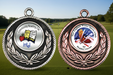 Custom Logo 2 inches Full Color Golf Medals - Tournamentshowroom.com