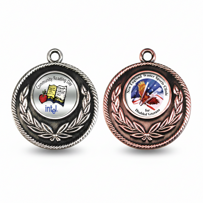 Custom Logo 2 inches Full Color Golf Medals