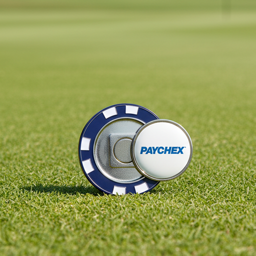 Custom Logo Poker Chip with Magnetic Golf Ball Marker - Tournamentshowroom.com