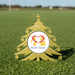 Custom Logo Stock Christmas Tree Golf Ornament - Tournamentshowroom.com