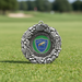 Custom Logo Full Color Imprinted Golf Wreath Ornament - Tournamentshowroom.com