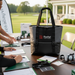 Custom Logo 36-Can Golf Cooler Tote - Tournamentshowroom.com