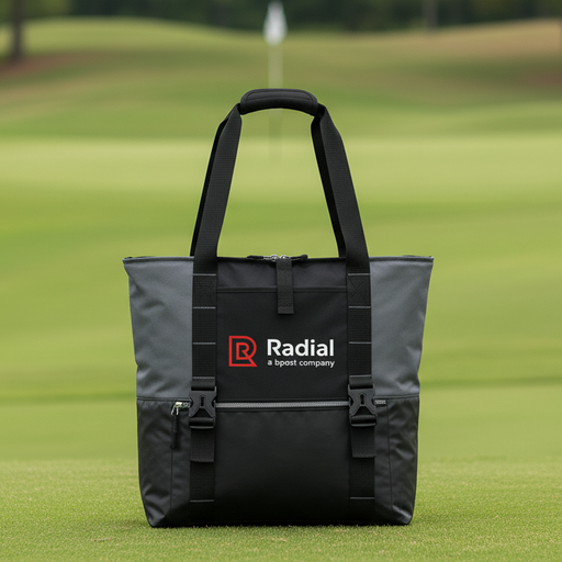 Custom Logo 36-Can Golf Cooler Tote - Tournamentshowroom.com