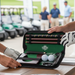 Custom Logo Leather Golf Putter Gift Set in Black Travel Case - Tournamentshowroom.com