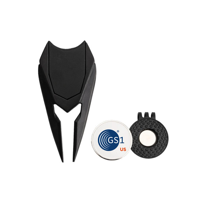 Custom Logo TiTUS® Golf Essentials Metal Set – Divot Tool, Ball Marker and Cap Clip