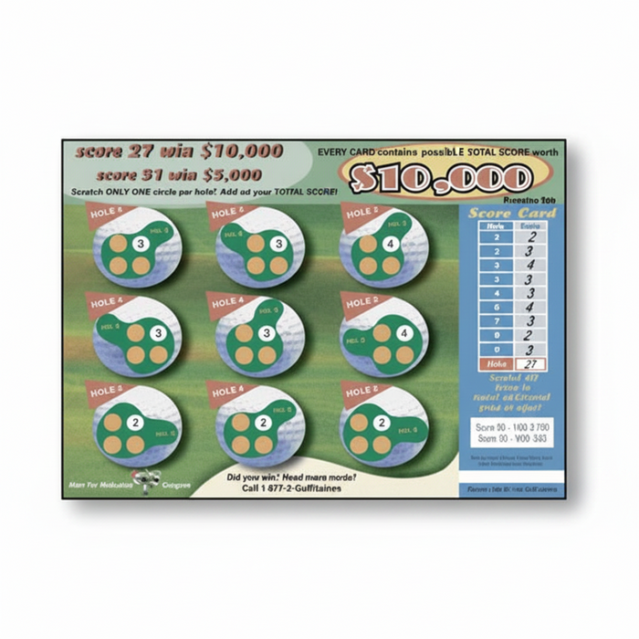 Golf Scratch Off Cards - Tournamentshowroom.com