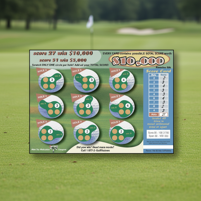 Golf Scratch Off Cards - Tournamentshowroom.com