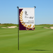 Custom Logo Golf Signs Hole Sponsor Flag - Tournamentshowroom.com