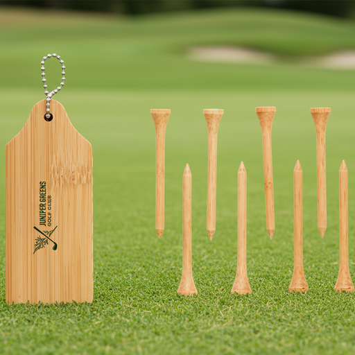 Custom Logo Bamboo Golf Buddy - Tournamentshowroom.com