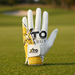Custom Logo Cabretta Leather Golf Glove 3-Color Imprint - Tournamentshowroom.com