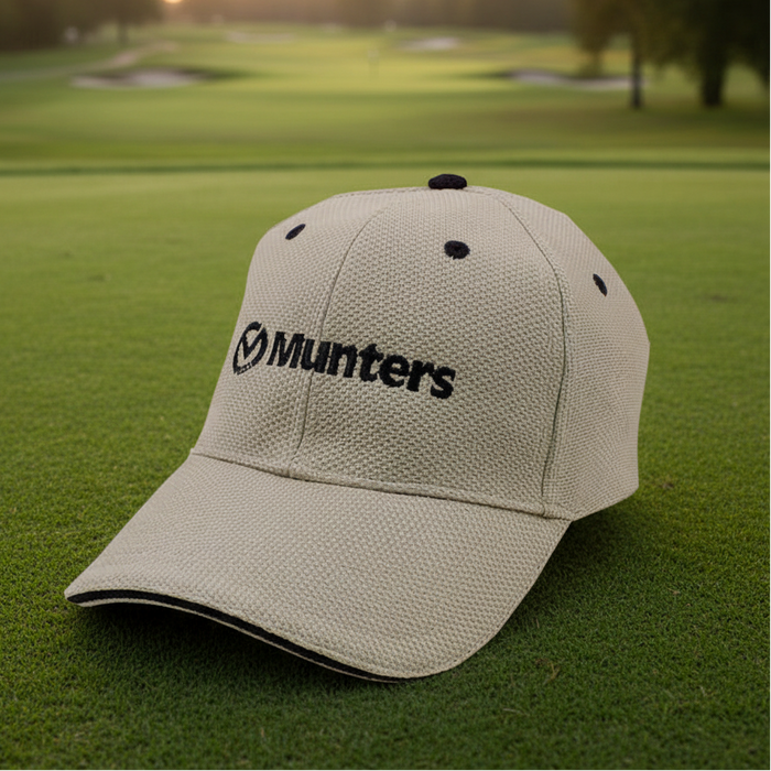 Custom Logo Embroidered Cool Mesh Fitted Cap