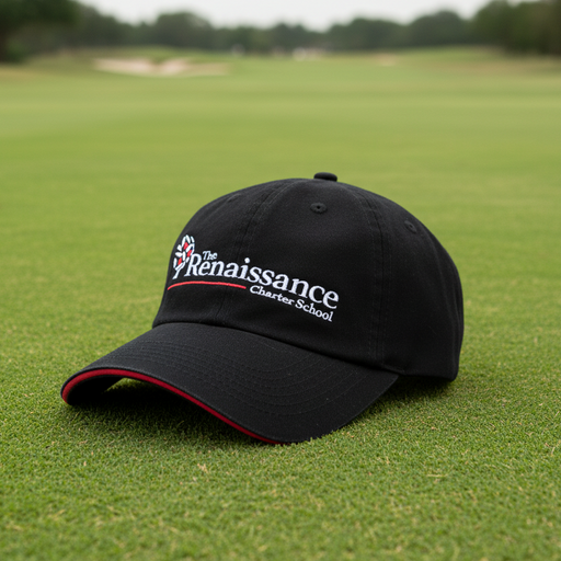 Custom Logo Embroidered Chino Sandwich Golf Cap - Tournamentshowroom.com