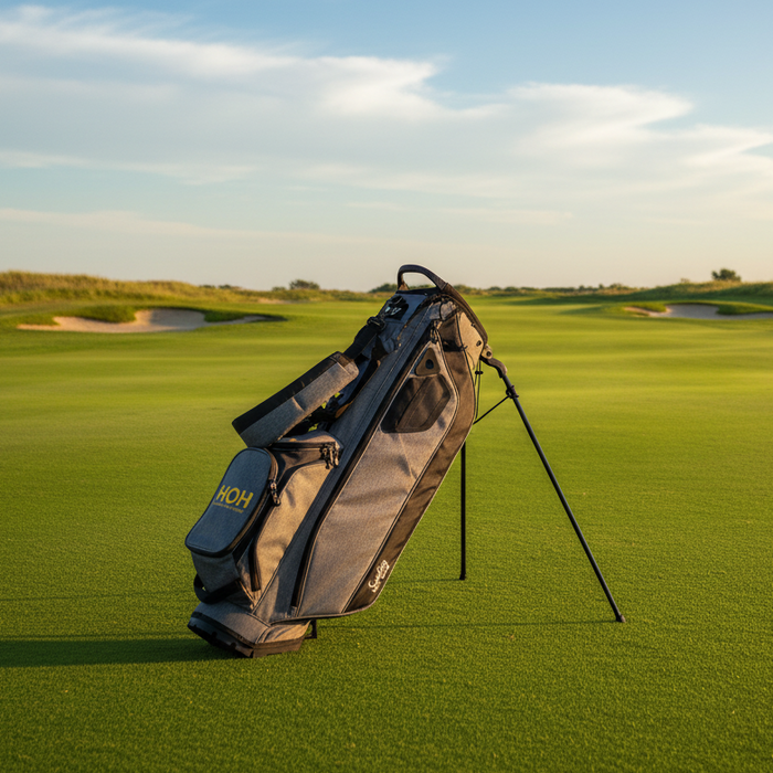 Custom Logo Sunday Golf® Ryder 5-Way Divider Golf Stand Bag