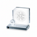 Custom Logo Commemorative Hole In One Crystal Custom Golf Awards - Tournamentshowroom.com