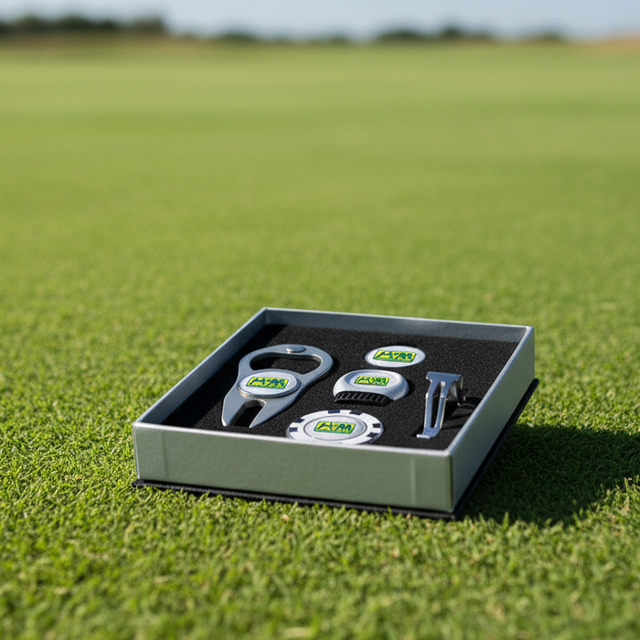 Custom Logo Deluxe Golf Accessories Gift Set
