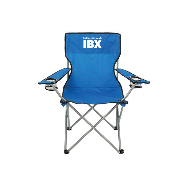 Custom Logo Heavy-Duty Game Day Event Folding Chair – 300 lb Weight Capacity - Tournamentshowroom.com
