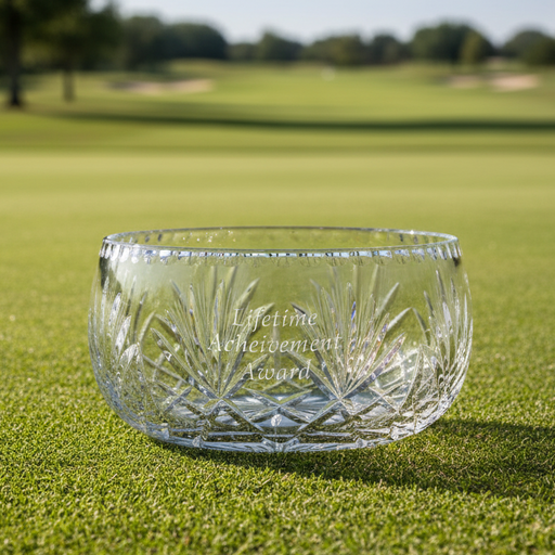 Custom Logo Dunham Crystal Bowl Award - Tournamentshowroom.com