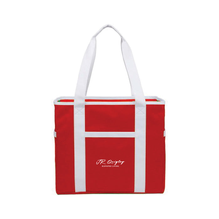 Custom Logo Varsity Club Everyday Tote Bag - Tournamentshowroom.com