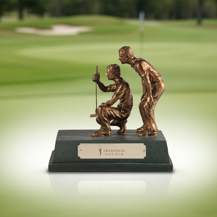 Custom Logo Golf Partners Award with Engraved Plate