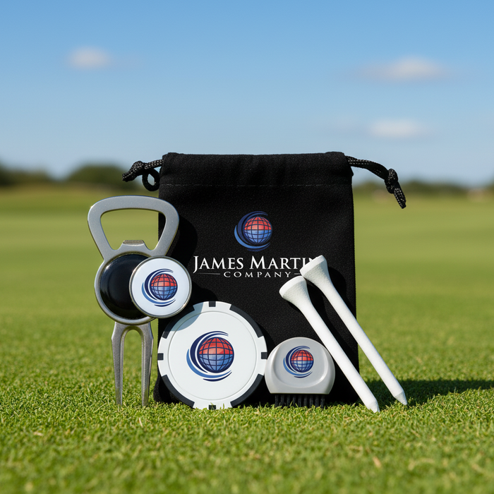 Custom Logo Premium Silver Golf Starter Set