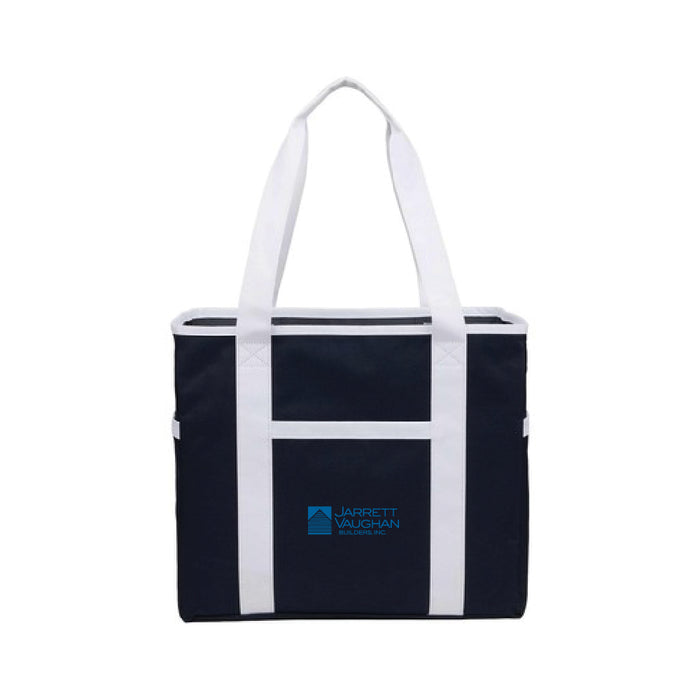 Custom Logo Varsity Club Everyday Tote Bag - Tournamentshowroom.com