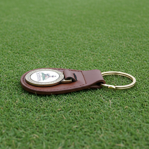 Custom Logo Golf Tournament Antique Finish Key Fob - Tournamentshowroom.com