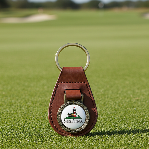 Custom Logo Golf Tournament Antique Finish Key Fob - Tournamentshowroom.com