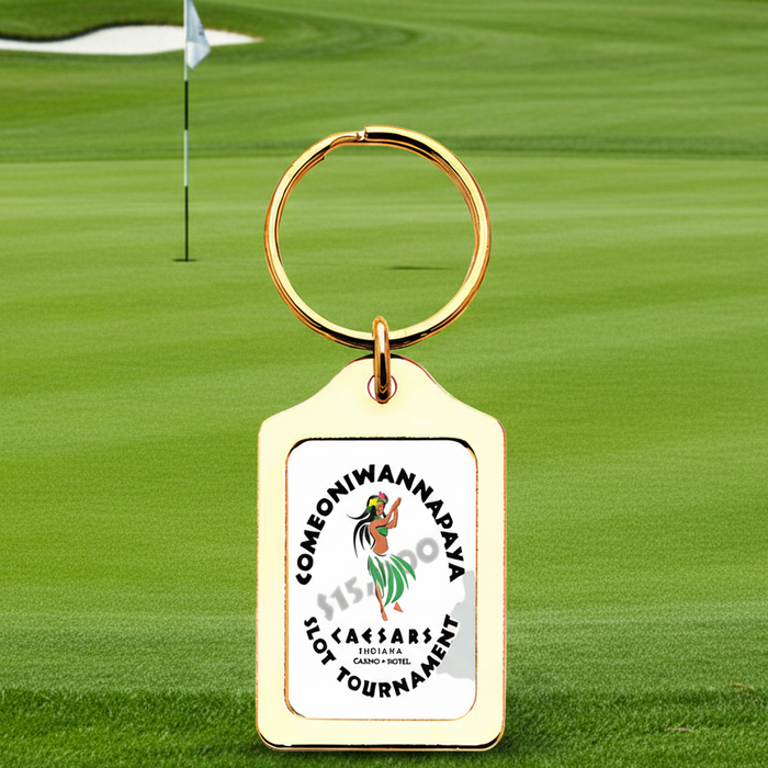 Custom Logo Framed Key Tags - Tournamentshowroom.com
