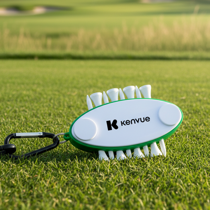 Custom Logo Golf Tee Holder Caddie