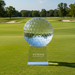 Custom Logo Golf Champion's Crystal Award - Tournamentshowroom.com