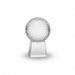 Custom Logo Crystal Golf Award with Glass Golf Ball Trophy - Tournamentshowroom.com