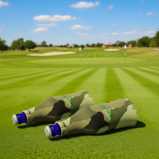 Custom Logo Long Neck Golf Bottle Koozie - Tournamentshowroom.com