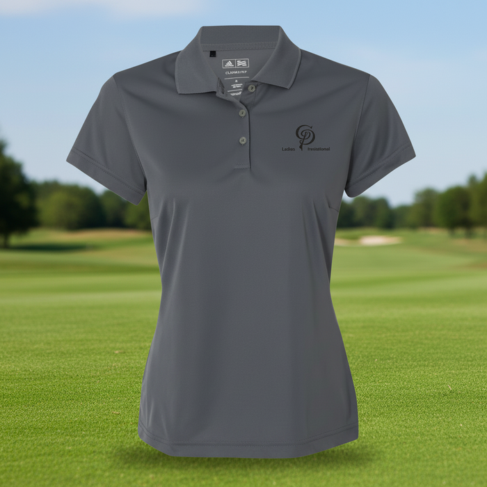 Custom Logo Adidas Women's Golf Polo with UPF 25 Protection