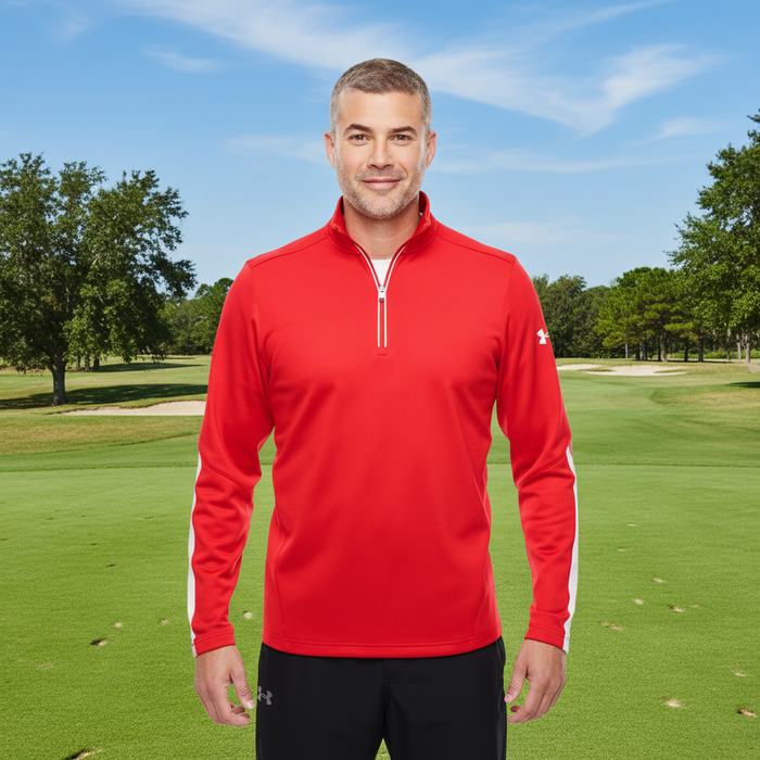 Custom Under Armour Men's Qualifier 1/4 Zip Embroidered with your Logo - Tournamentshowroom.com