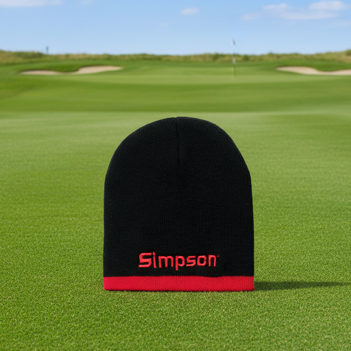 Custom Logo Two Color Beanie Embroidered - Tournamentshowroom.com