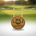 Custom Logo French Fold Money Clip w/ Medallion - Tournamentshowroom.com