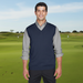 Custom Logo Devon and Jones Adult V-Neck Vest - Tournamentshowroom.com
