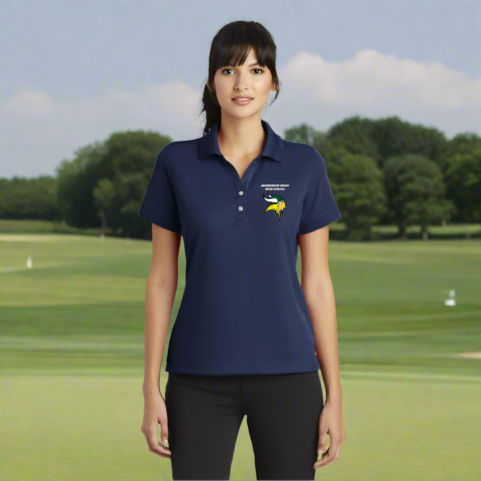 Custom Logo Embroidered Nike Ladies Dri-FIT Classic Golf Polo