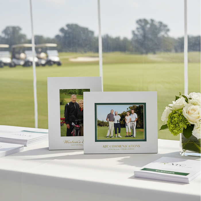Custom Logo Golf Ball Texture Photo Frame