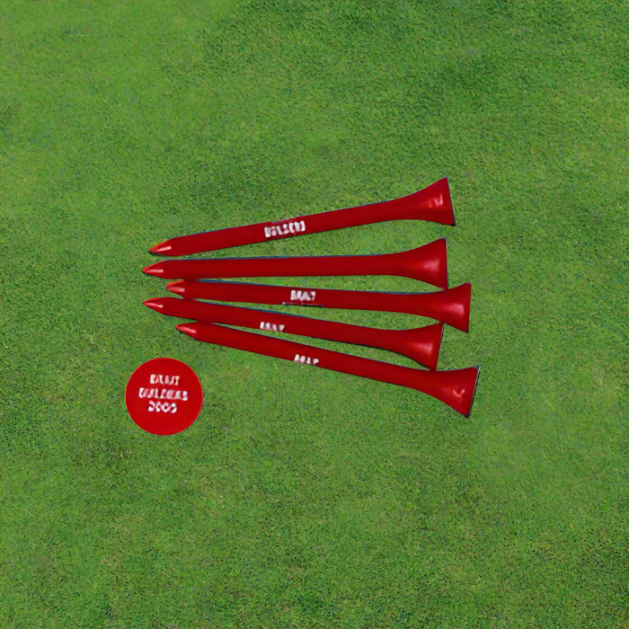 Wholesale Golf Tee Package with 5 Tees and Ball Marker