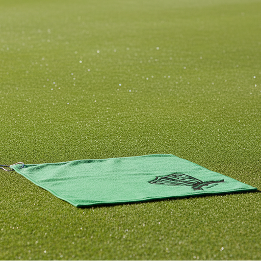 Custom Logo Microfiber Grip Golf Towel - Tournamentshowroom.com
