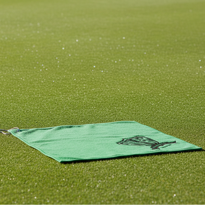 Custom Logo Microfiber Grip Golf Towel - Tournamentshowroom.com