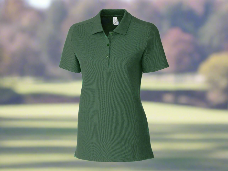 Clique Addison All Cotton Pique Short Sleeve Womens Polo