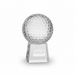Custom Logo Crystal Golf Award with Glass Golf Ball Trophy - Tournamentshowroom.com