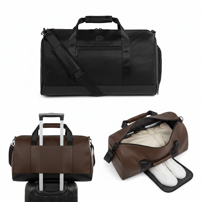 Bugatti Leather Golf Hub Duffel-Tournamentshowroom.com