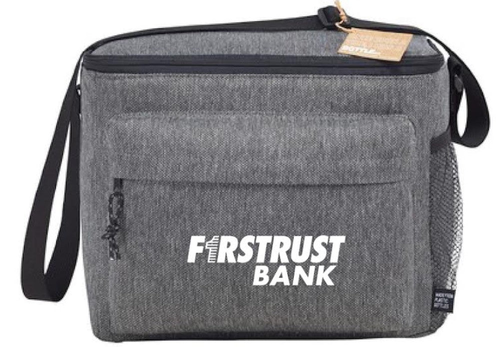 Custom Logo Vila Recycled 12 Can Lunch Cooler - Tournamentshowroom.com