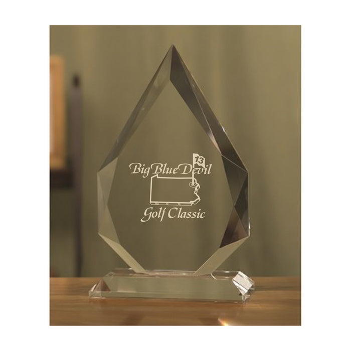 Meridian Crystal Custom Etched Golf Awards