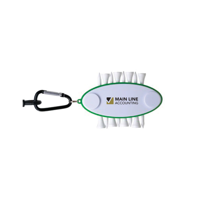 Custom Logo Golf Tee Holder Caddie