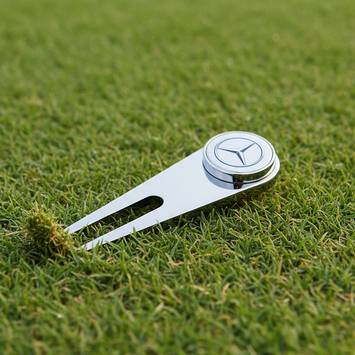 Custom Logo Magnetic Divot Repair Tool with Ball Marker