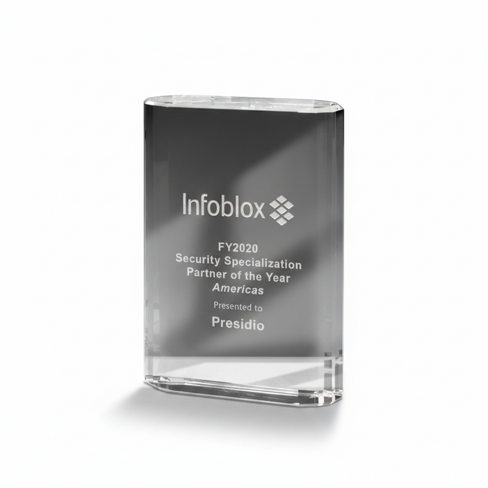 Custom Logo Engraved Merit Award - Tournamentshowroom.com